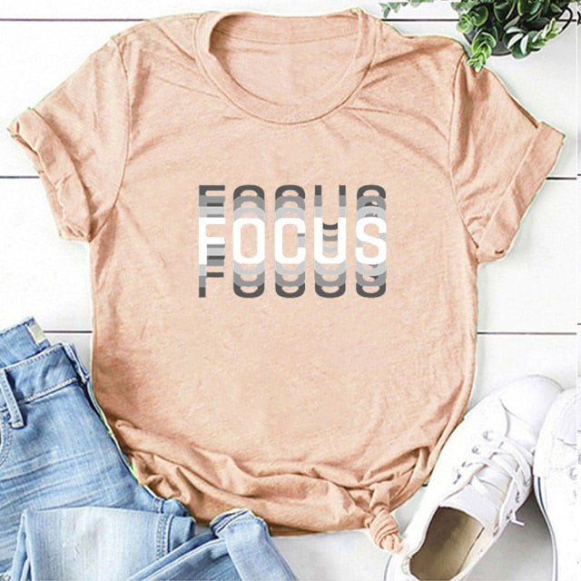 Focus Print T-shirts.