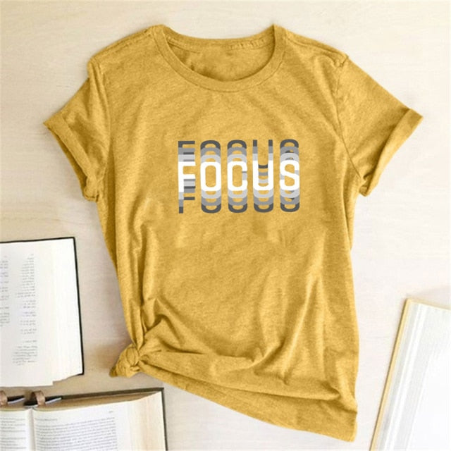 Focus Print T-shirts.