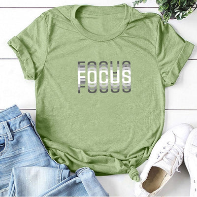 Focus Print T-shirts.